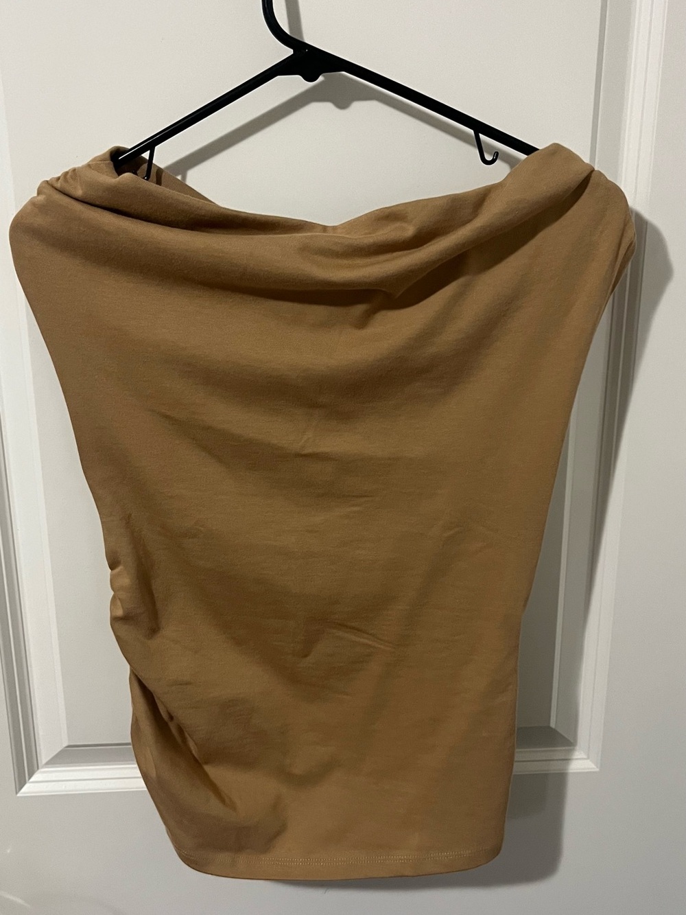 Zara beige off the shoulder top
